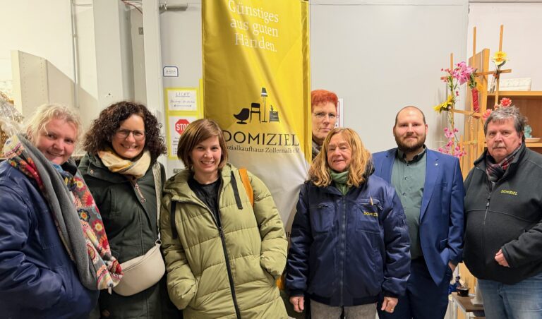 Besuch im Sozialkaufhaus Domiziel mit Maurice: Engagement für Menschen und Nachhaltigkeit