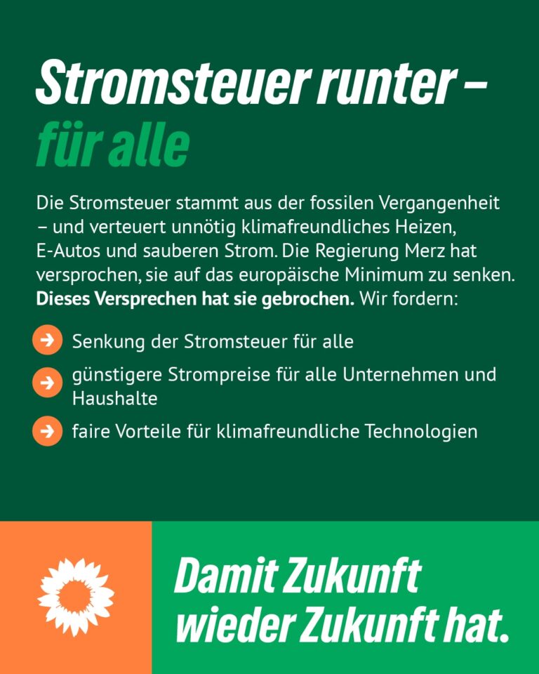 Damit grüne Energie endlich bei allen ankommt.